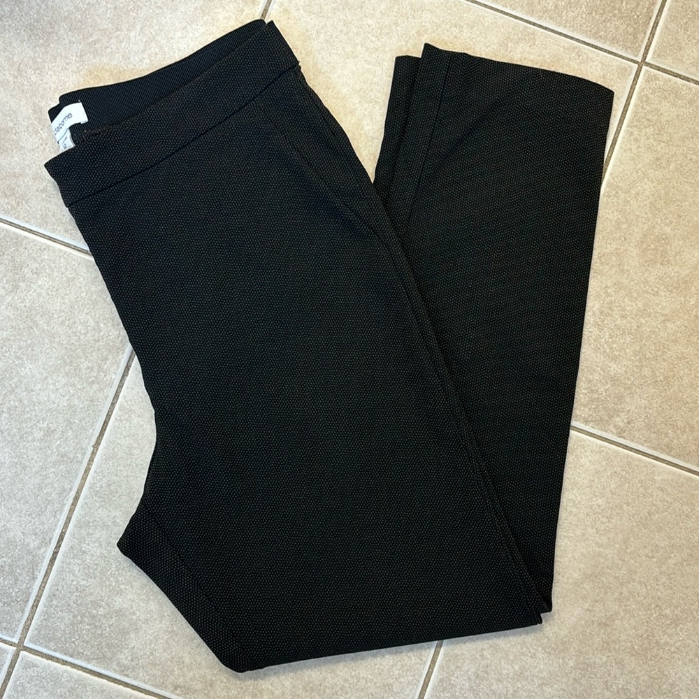 Black lightweight pull on pants